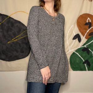Archy & Co Oversized Lightweight Gray Sweater